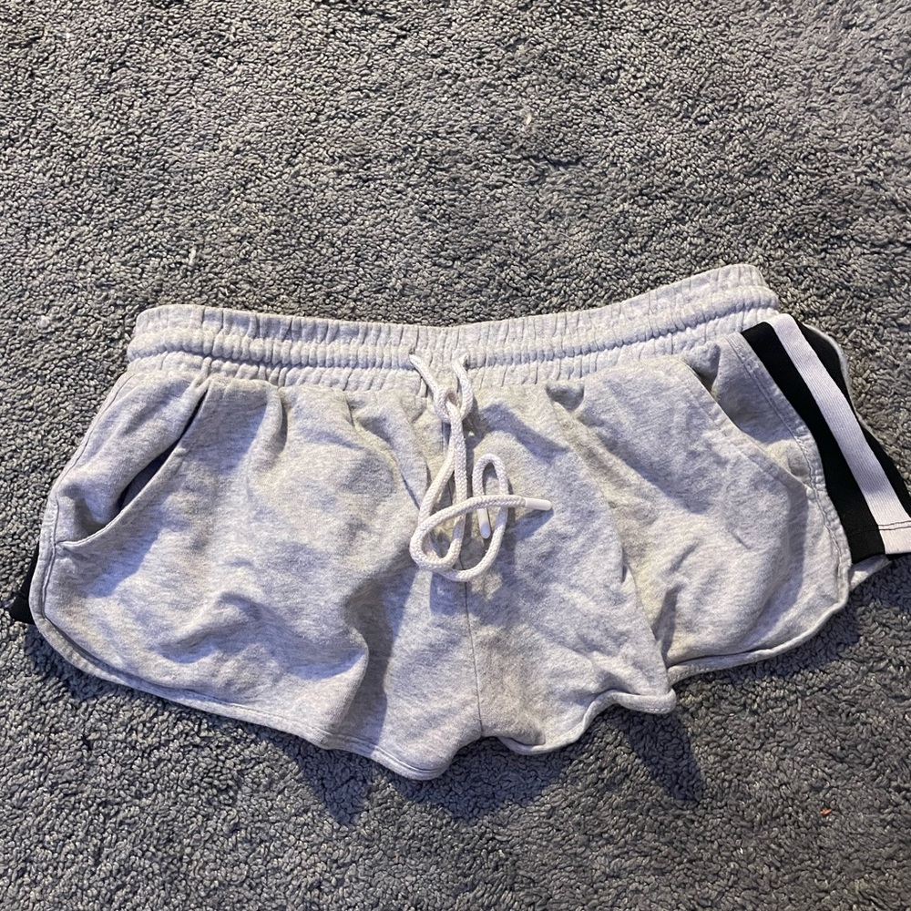 Grey lounging shorts